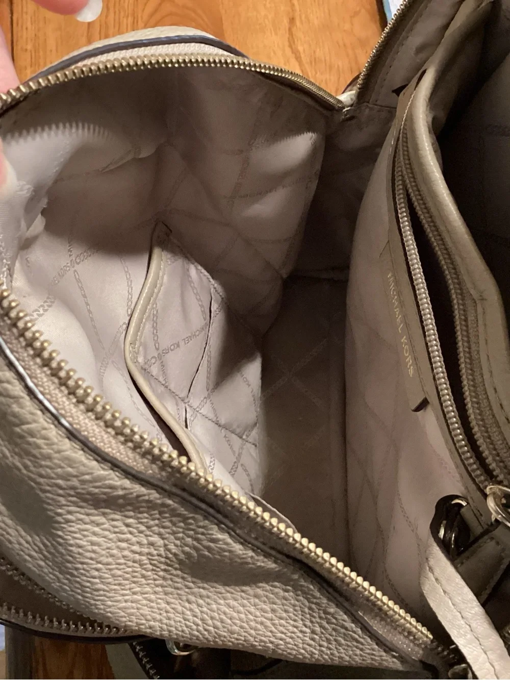 Michael Kors backpack in pebbled leather